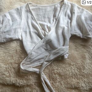 Hemp Temple Wrap Top